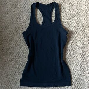 Lululemon Dark Navy Racerback Tank - Size 2 in perfect condition